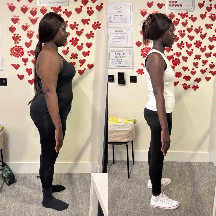 Edna, Queen's Nutrition member, −4.5 stone