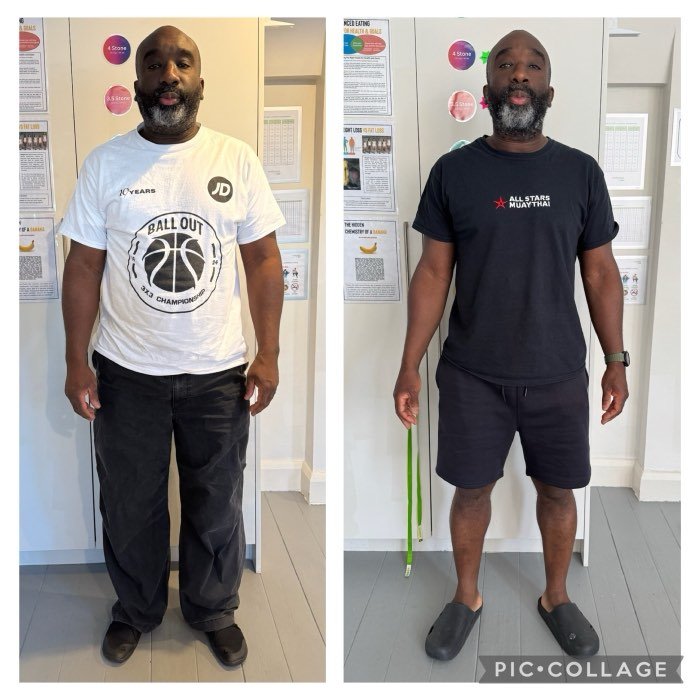 Bart, Queen's Nutrition member, −2 stone